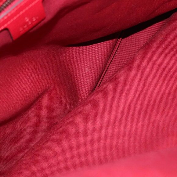 GUCCI Backpack Canvas Red Navy 473872 Auth - Picture 9 of 16